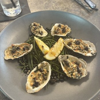 Revell Hall - Black Garlic Miso Oysters - American Near Me - Burlington, New Jersey Revell Hall - Black Garlic Miso Oysters - American Near Me - Burlington, New Jersey