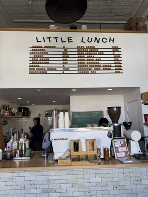 little lunch coffee + snacks by null