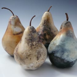 The Red Door Pottery Studio - Pit fired pears