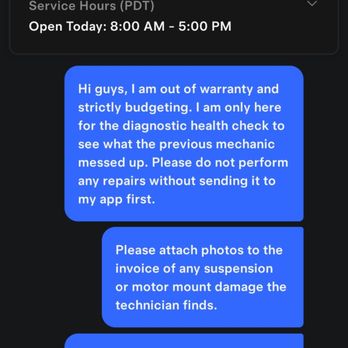 Elite Alignment - Now having my car serviced at Tesla because of visiting Tony WHICH IS $500 OUT OF POCKET! DO NOT COME TO TONY! - Wheel & Rim Repair Near Me - El Monte CA, California