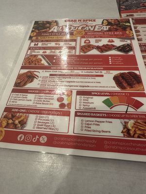 Menu photo 2 Crab N Spice - Henderson Henderson, NV
