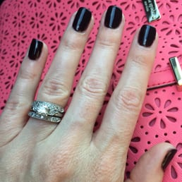 Gel (shellac) manicure. Very clean lines! Gel (shellac) manicure. Very clean lines!