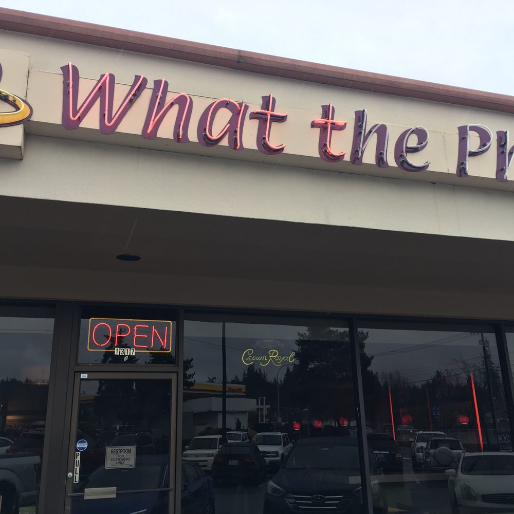 What The Pho! - Canyon Park - Fix your sign. Then clean the interior and spend a little on upkeep and maintenance. - Vietnamese Near Me - Bothell, Washington What The Pho! - Canyon Park - Fix your sign. Then clean the interior and spend a little on upkeep and maintenance. - Vietnamese Near Me - Bothell, Washington