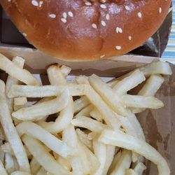 McDonald's - The Big Mac was drenched in sauce and the fries were very pale and soggy. Don't waste your time or money at this restaurant.