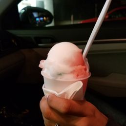 a hand holding a cup of ice cream a hand holding a cup of ice cream