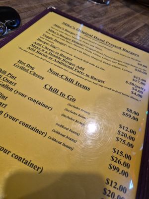 Menu photo 4 Mike's Chili Parlor Seattle, WA Menu photo 4 Mike's Chili Parlor Seattle, WA