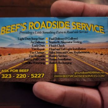 Beefs Roadside Service - Roadside Assistance Near Me - Gardena, California