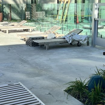 The 24 - umbrella has been laying like that for some time now. Pool area is neglected - Apartments Near Me - Los Angeles, California The 24 - umbrella has been laying like that for some time now. Pool area is neglected - Apartments Near Me - Los Angeles, California