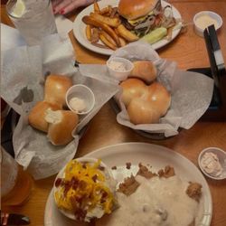 Friend took this photo, she enjoyed her food