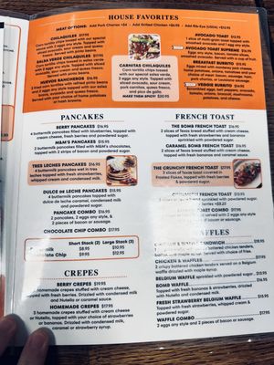 Menu photo 4 Brother’s Cafe 3:16 Paso Robles, CA
