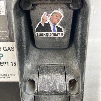 Marathon Gas - Idiot sticker ... I hate these ... - Gas Stations Near Me - Heidelberg, Pennsylvania