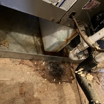 Green Leaf Plumbing, AC, and Heating - Mid diagnosed drain pan - Heating & Air Conditioning/HVAC Near Me - Hutto, Texas Green Leaf Plumbing, AC, and Heating - Mid diagnosed drain pan - Heating & Air Conditioning/HVAC Near Me - Hutto, Texas