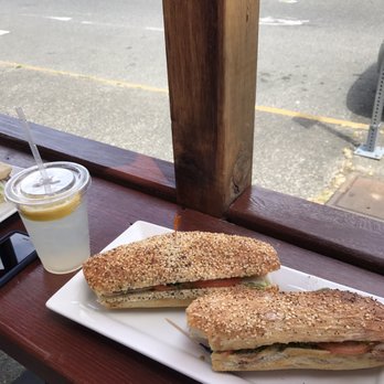 Byen Bakeri - A full caprese sandwich and fresh lemonade - Bakeries Near Me - Seattle, Washington Byen Bakeri - A full caprese sandwich and fresh lemonade - Bakeries Near Me - Seattle, Washington