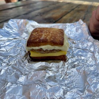 Tandem Coffee + Bakery - Breakfast Sandwich with Sausage - Coffee & Tea Near Me - Portland, Maine