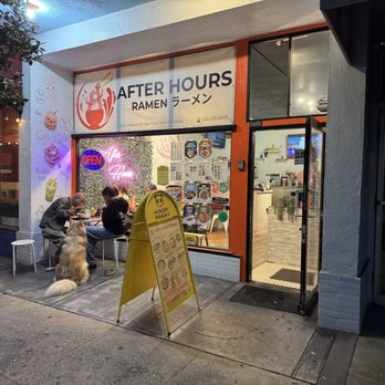 After Hours Ramen - Outside - Bubble Tea Near Me - San Francisco, California
