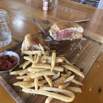 Blackboard Cafe - Reuben sandwich so hungry forgot to take a picture . - Sandwiches Near Me - Wallace, Idaho