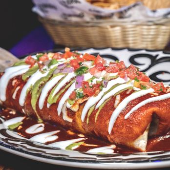 Kalaveras - Klassic Wet Burrito (Asada & Red Sauce). - Breakfast & Brunch Near Me - Newport Beach, California Kalaveras - Klassic Wet Burrito (Asada & Red Sauce). - Breakfast & Brunch Near Me - Newport Beach, California