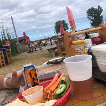 Pak's Backyard - Great view with a relaxed atmosphere.  #chill - Beer Gardens Near Me - Port Austin, Michigan