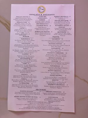 Menu photo 2 Fiori Italian Pizzeria Folsom, CA Menu photo 2 Fiori Italian Pizzeria Folsom, CA