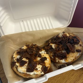 The Groovy Cafe - Hot Honey Bagel - Desserts Near Me - Indianapolis, Indiana