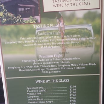 Volcano Winery - Tasting Flights - Wineries Near Me - Volcano, Hawaii