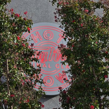 Krispy Kreme - One of their litup sign can be seen from the parking lot. - Coffee & Tea Near Me - Roanoke, Virginia