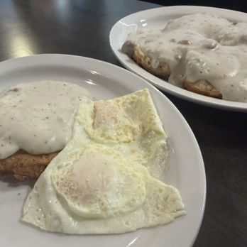 The Cow Cafe and Grill - Chicken-Fried Steak w/eggs over medium - American Near Me - Oroville, California The Cow Cafe and Grill - Chicken-Fried Steak w/eggs over medium - American Near Me - Oroville, California