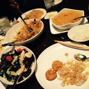 Chef Ping - Dinner for 3- more than enough. Thai curry with shrimp. Noodle platter and fish filet with wood ear - Chinese Near Me - Rolling Meadows, Illinois Chef Ping - Dinner for 3- more than enough. Thai curry with shrimp. Noodle platter and fish filet with wood ear - Chinese Near Me - Rolling Meadows, Illinois