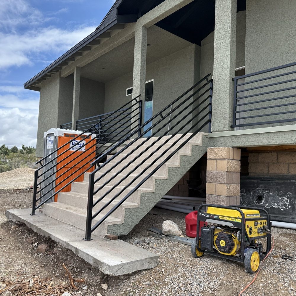 Custom Customs - Custom railing and hand rails along with an access gate - Fences & Gates Near Me - Henderson, Nevada Custom Customs - Custom railing and hand rails along with an access gate - Fences & Gates Near Me - Henderson, Nevada