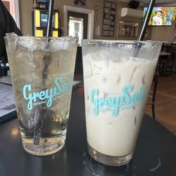 RipTide Sports Grille - Lots of milk in my White Russian.  Would of liked a shorter glass.