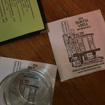 The Buena Vista - cute napkins! - Bars Near Me - San Francisco, California The Buena Vista - cute napkins! - Bars Near Me - San Francisco, California