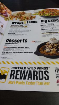 Menu photo 2 Buffalo Wild Wings Lubbock, TX