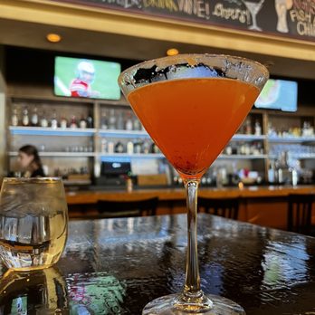 Harvest - This is the Queen of Berries ... I have never had a sugar rim like this. I'm tempted to lick the glass. I won't, but I'm tempted. - New American Near Me - Oro Valley, Arizona