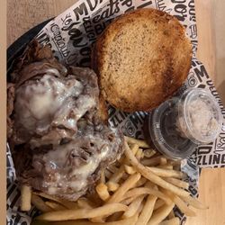 Lucky Dog Cafe - The World Famous Roast Beef Sandwich with cooper sharp