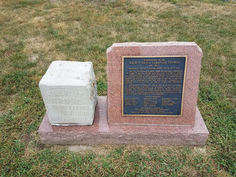 WALNUT GROVE CEMETERY Updated June 2024 1006 Locust St, Boonville