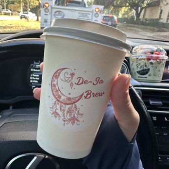 De-Ja Brew - Gingerbread chai, latte and caramel macchiato. - Coffee & Tea Near Me - La Porte, Texas De-Ja Brew - Gingerbread chai, latte and caramel macchiato. - Coffee & Tea Near Me - La Porte, Texas