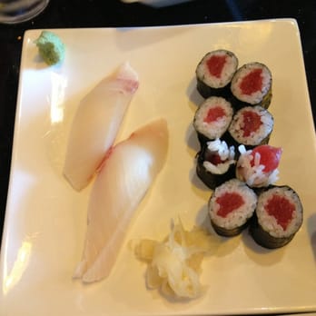 Maneki Sushi - Hamachi nigiri and Tuna maki - Japanese Near Me - Union City, California Maneki Sushi - Hamachi nigiri and Tuna maki - Japanese Near Me - Union City, California