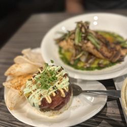Surf Seafood - Tuna Poke and Salmon