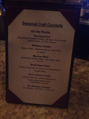 Menu photo 5 Chives Door County Baileys Harbor, WI
