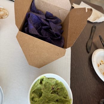 Beat Kitchen Cantina - Purple tortilla chips and guacamole - Tacos Near Me - Chicago, Illinois