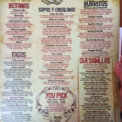 Monterrey of Clemson - Menu