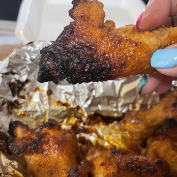 Burattino Brick Oven Pizza - Burnt wings.  SMH! - Pizza Near Me - Carson, California