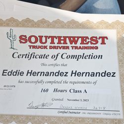 Southwest Truck Driver Training