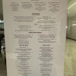 Menu for Aces restaurant in hotel Menu for Aces restaurant in hotel