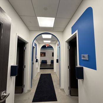 Triple Star Construction - Hallway with arches outside of Exam Rooms - General Contractors Near Me - East Windsor, New Jersey Triple Star Construction - Hallway with arches outside of Exam Rooms - General Contractors Near Me - East Windsor, New Jersey