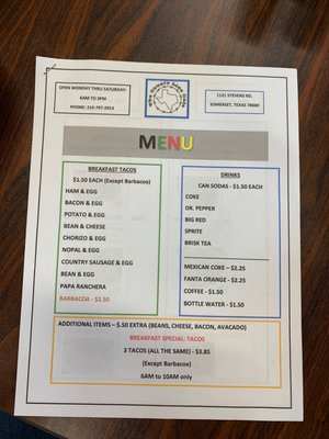 Menu photo 2 The County Line Cafe Somerset, TX
