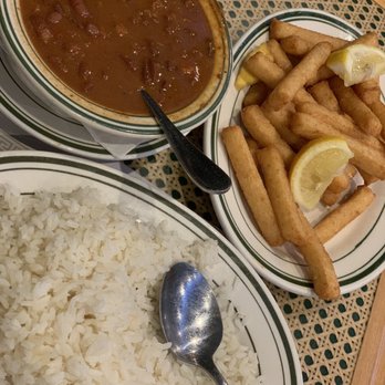 El Chivito D’ Oro - White Rice & Beans  Yucca Frita - Latin American Near Me - Jackson Heights, New York