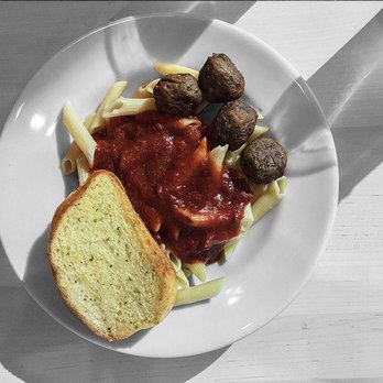 IKEA Restaurant - pasta marinara with turkey meatballs and garlic toast - Coffee & Tea Near Me - Las Vegas, Nevada IKEA Restaurant - pasta marinara with turkey meatballs and garlic toast - Coffee & Tea Near Me - Las Vegas, Nevada