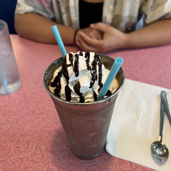 Troy's 105 Diner - Chocolate milkshake - Diners Near Me - Boone, North Carolina