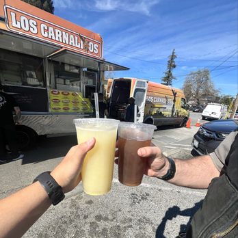 Los Carnalitos - (L) Agua de Guayaba and (R) Agua de Tamarindo - Food Trucks Near Me - Redwood City, California Los Carnalitos - (L) Agua de Guayaba and (R) Agua de Tamarindo - Food Trucks Near Me - Redwood City, California